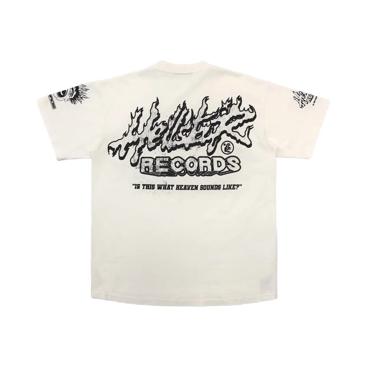 Hellstar Studios Brick Wall T-Shirt White/Yellow