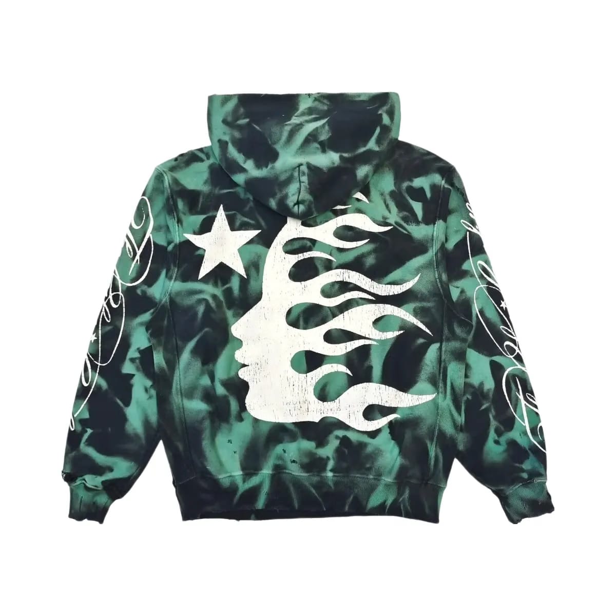 Hellstar Marble Paradise Hoodie Green