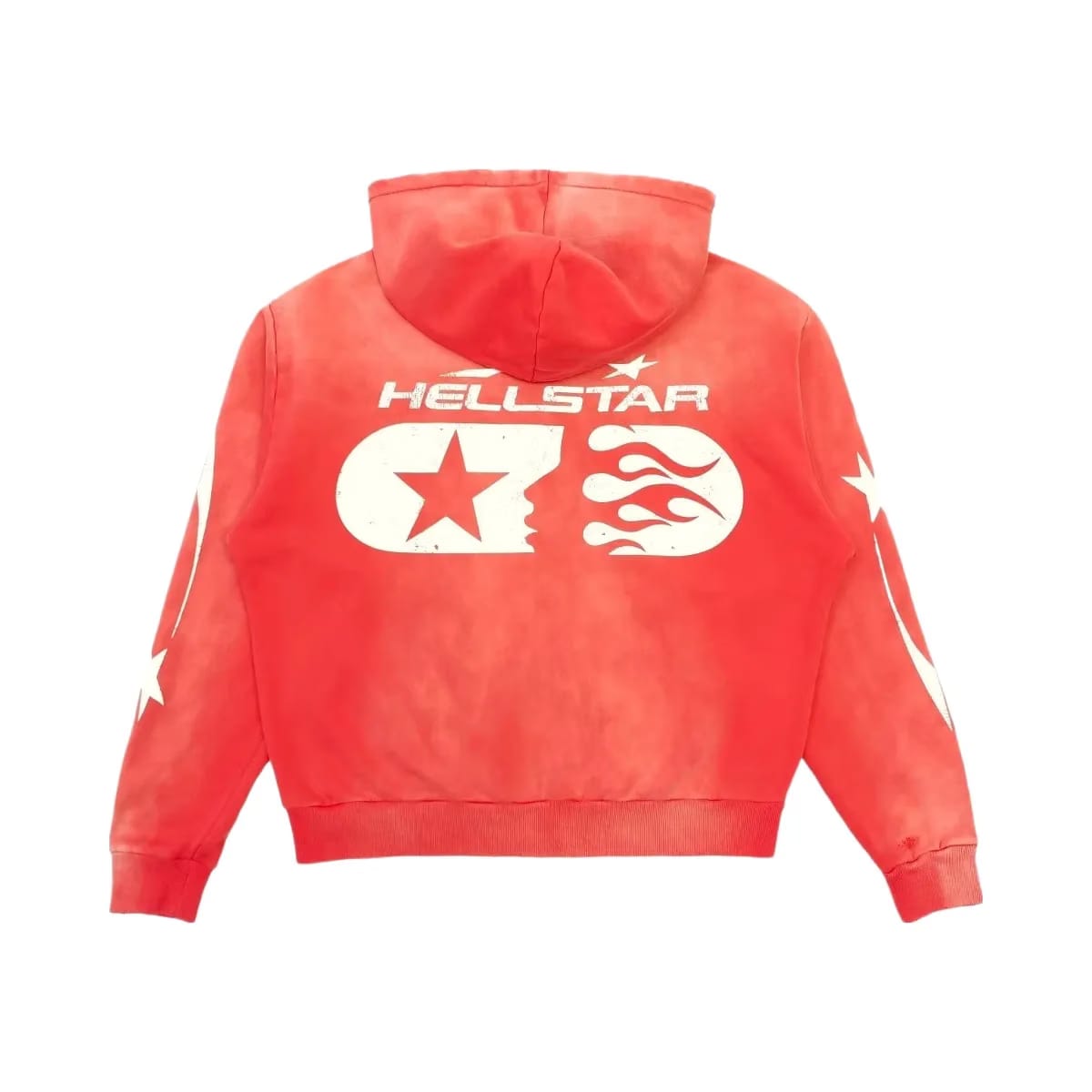 Hellstar Studios Zip Hoodie Red/White