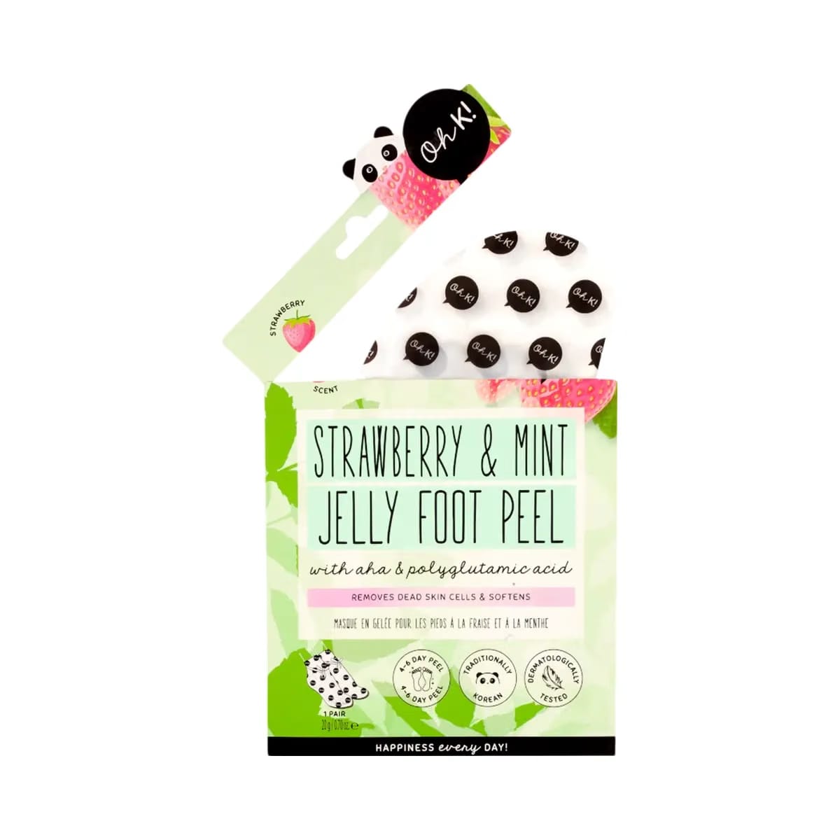 Oh K! Strawberry & Mint Jelly Foot Peel