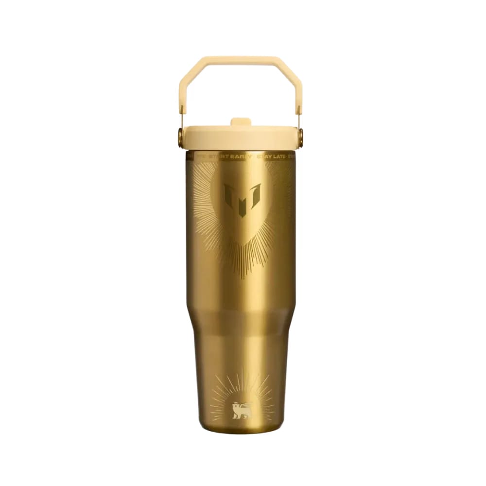 The Messi x Stanley IceFlow™ Flip Straw Tumbler 30 OZ 'Messi Legacy'