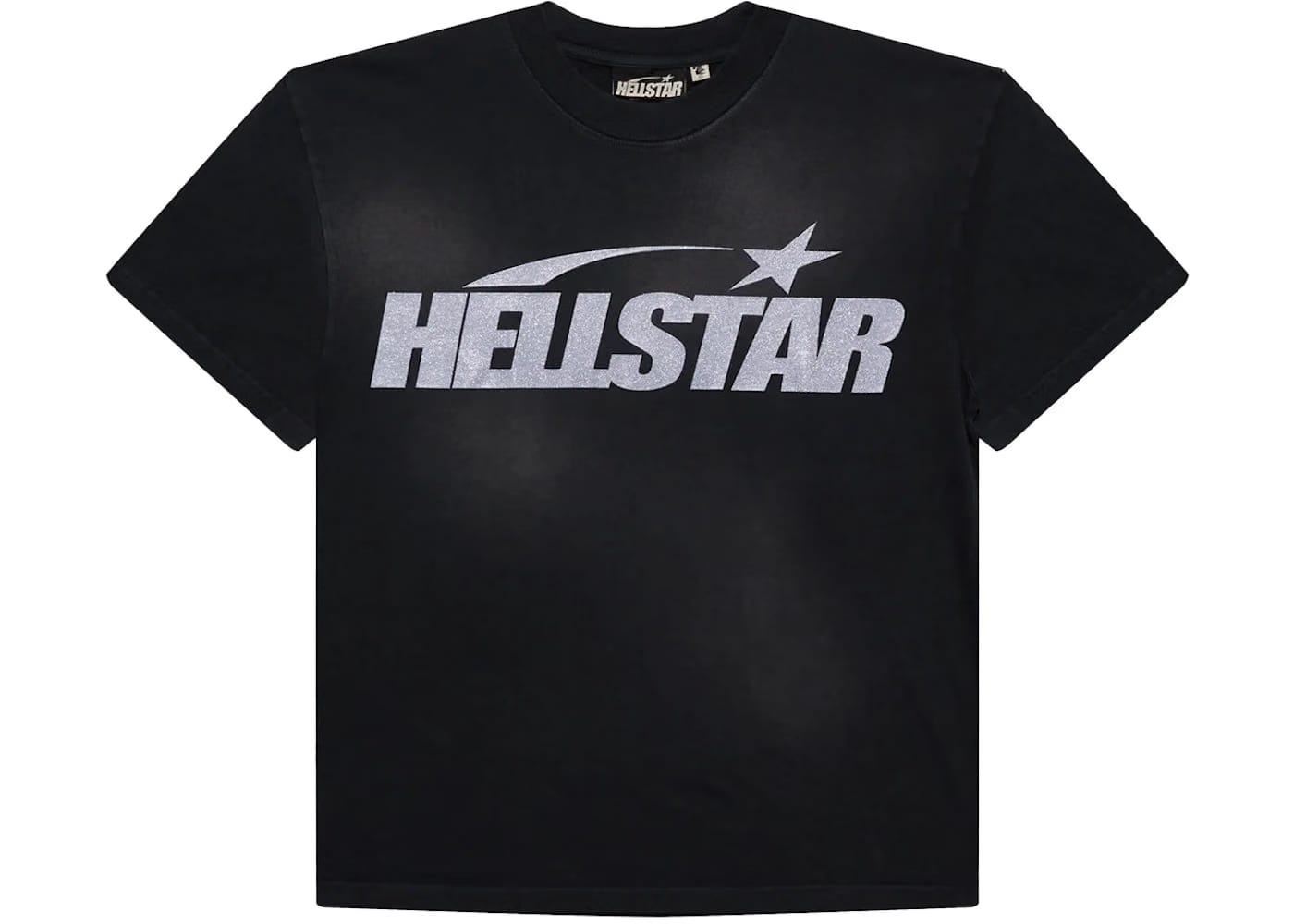 Hellstar Classic Glitter Logo T-Shirt Black