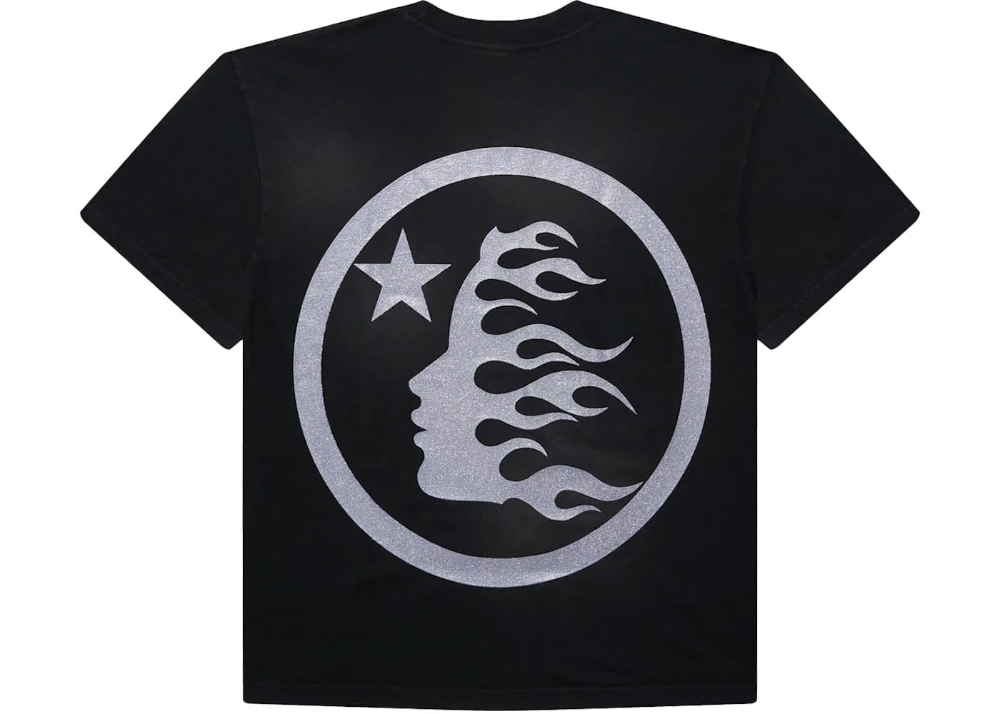 Hellstar Classic Glitter Logo T-Shirt Black