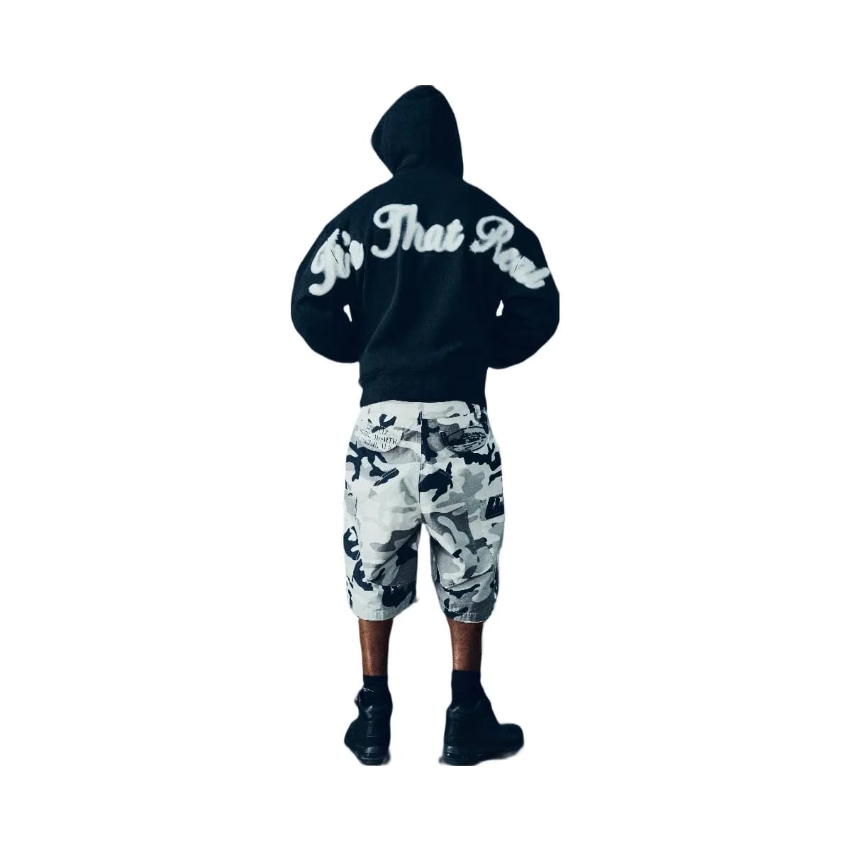 Corteiz Gabriel Moses Zip Hoodie Black