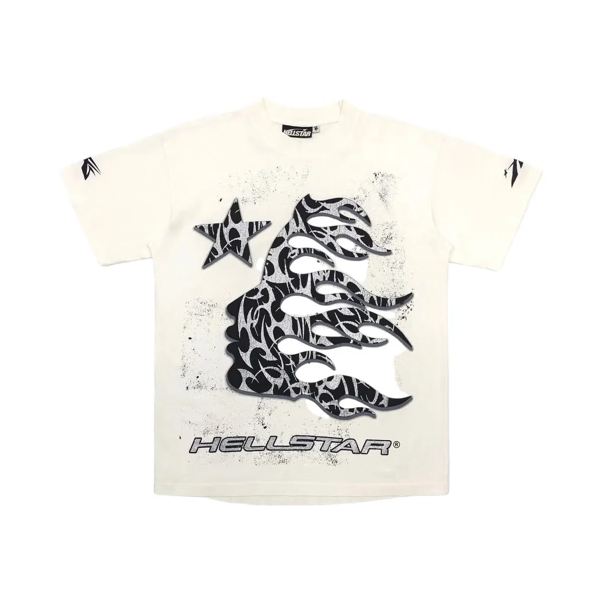 Hellstar Glitter P2p T-Shirt Black