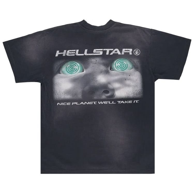 Hellstar Attacks T-Shirt Black Green