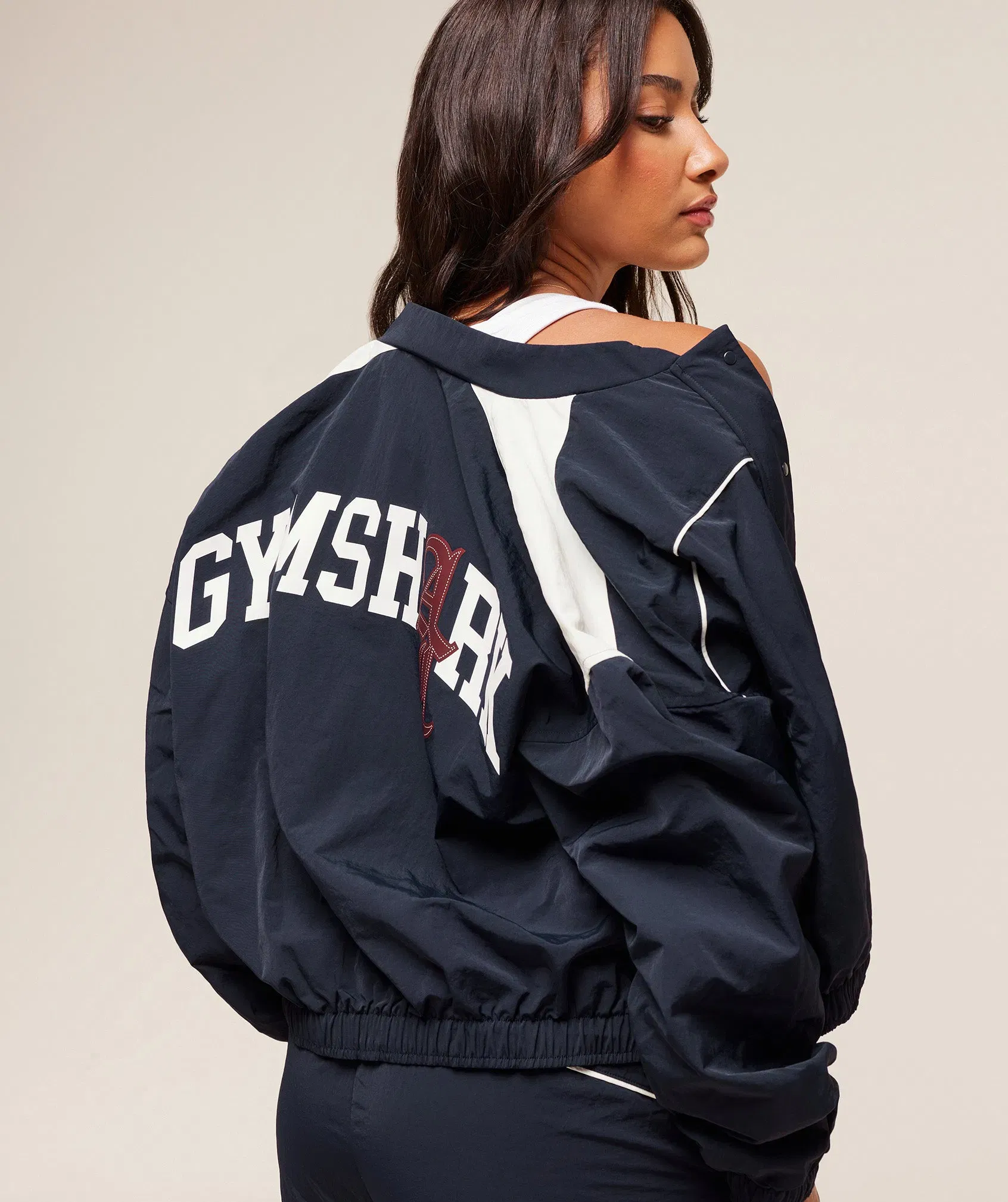 Gymshark x Analis Woven Track Jacket - Midnight Blue