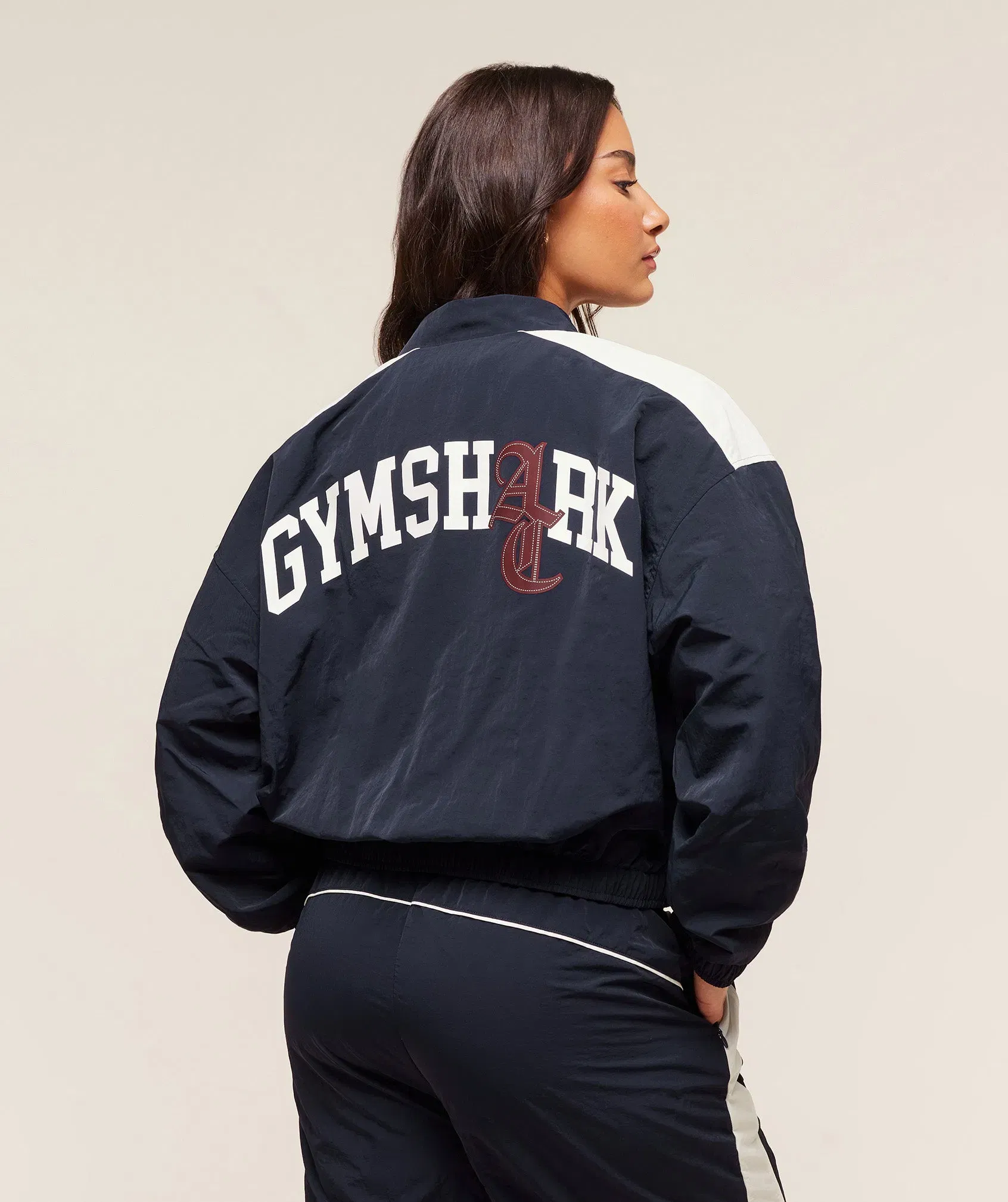 Gymshark x Analis Woven Track Jacket - Midnight Blue