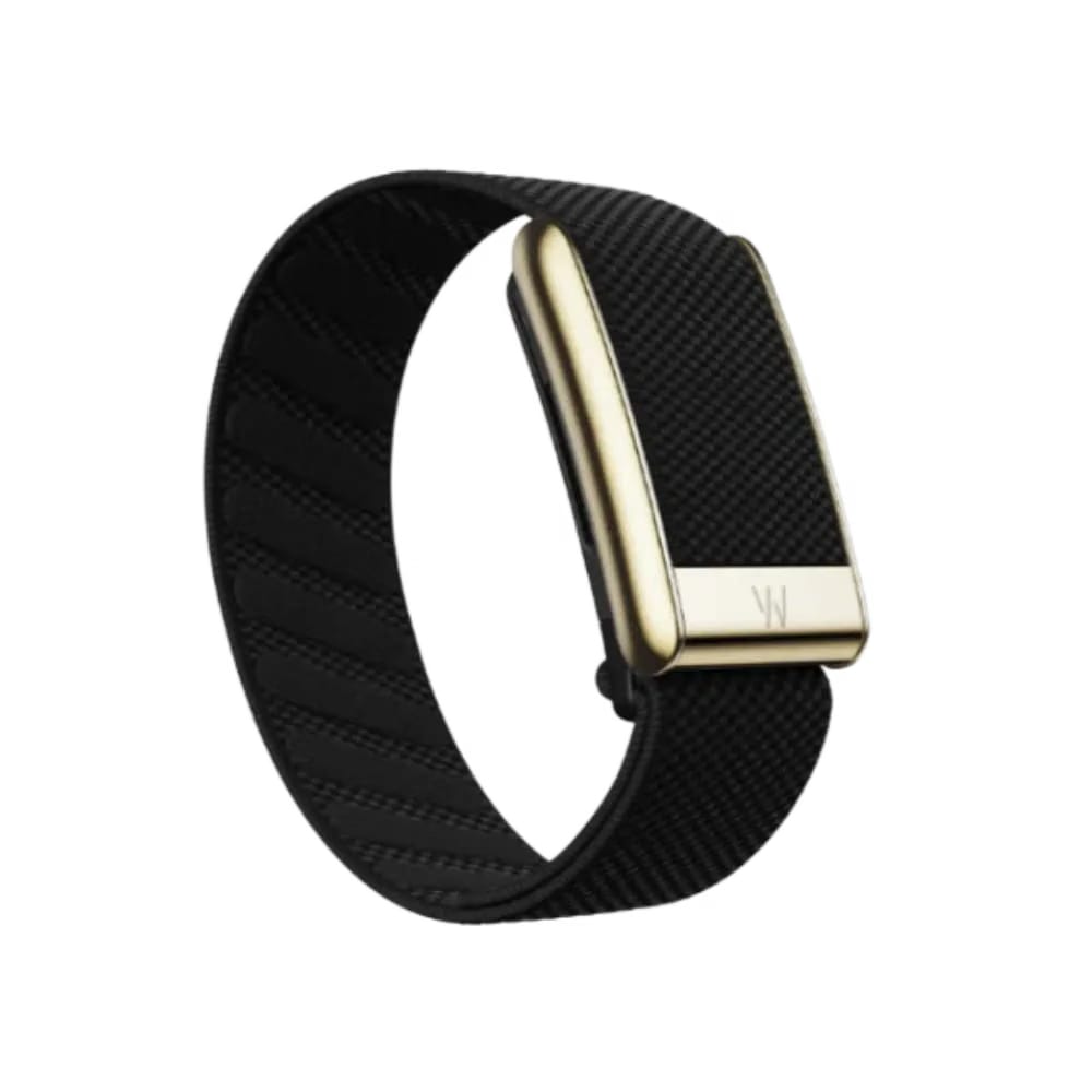 Whoop 5.0 Peak / MG Life Superknit Luxe Obsidian with Gold Band (Strap Only)