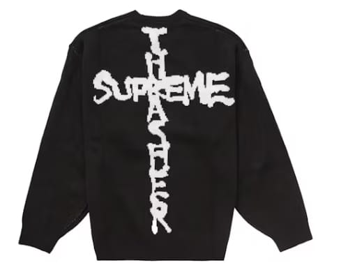 Supreme Thrasher Sweater (FW24) Black