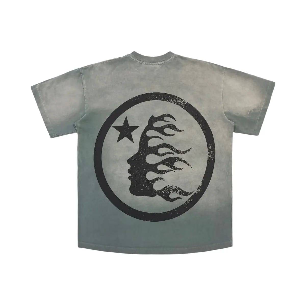 Hellstar Gel Sport Logo T-Shirt Grey
