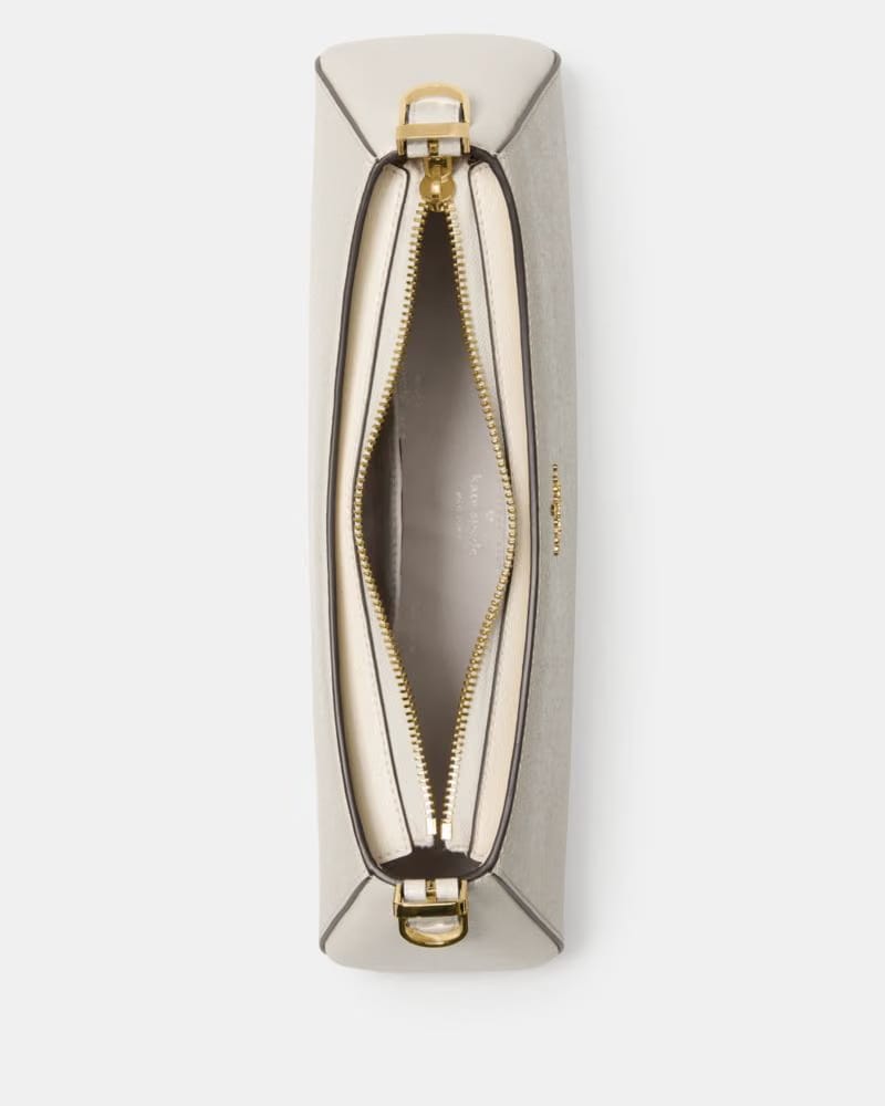 Frankie Textured Patent Leather Small East West Shoulder