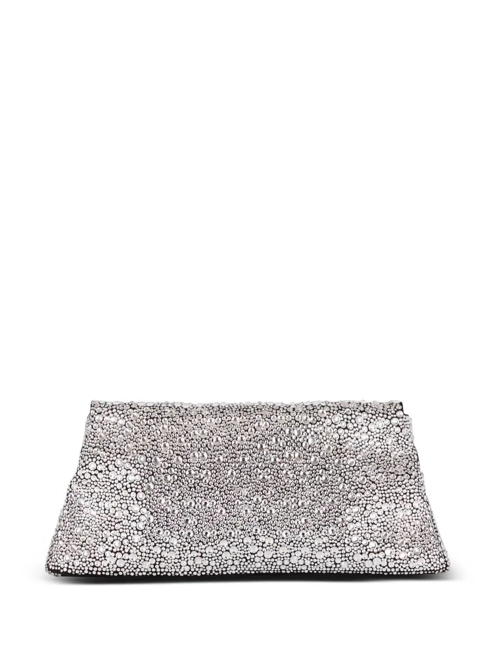 1945 rhinestone-embellished clutch bag