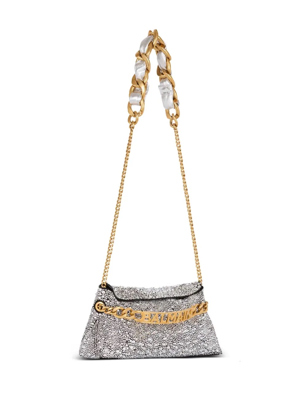 1945 rhinestone-embellished clutch bag