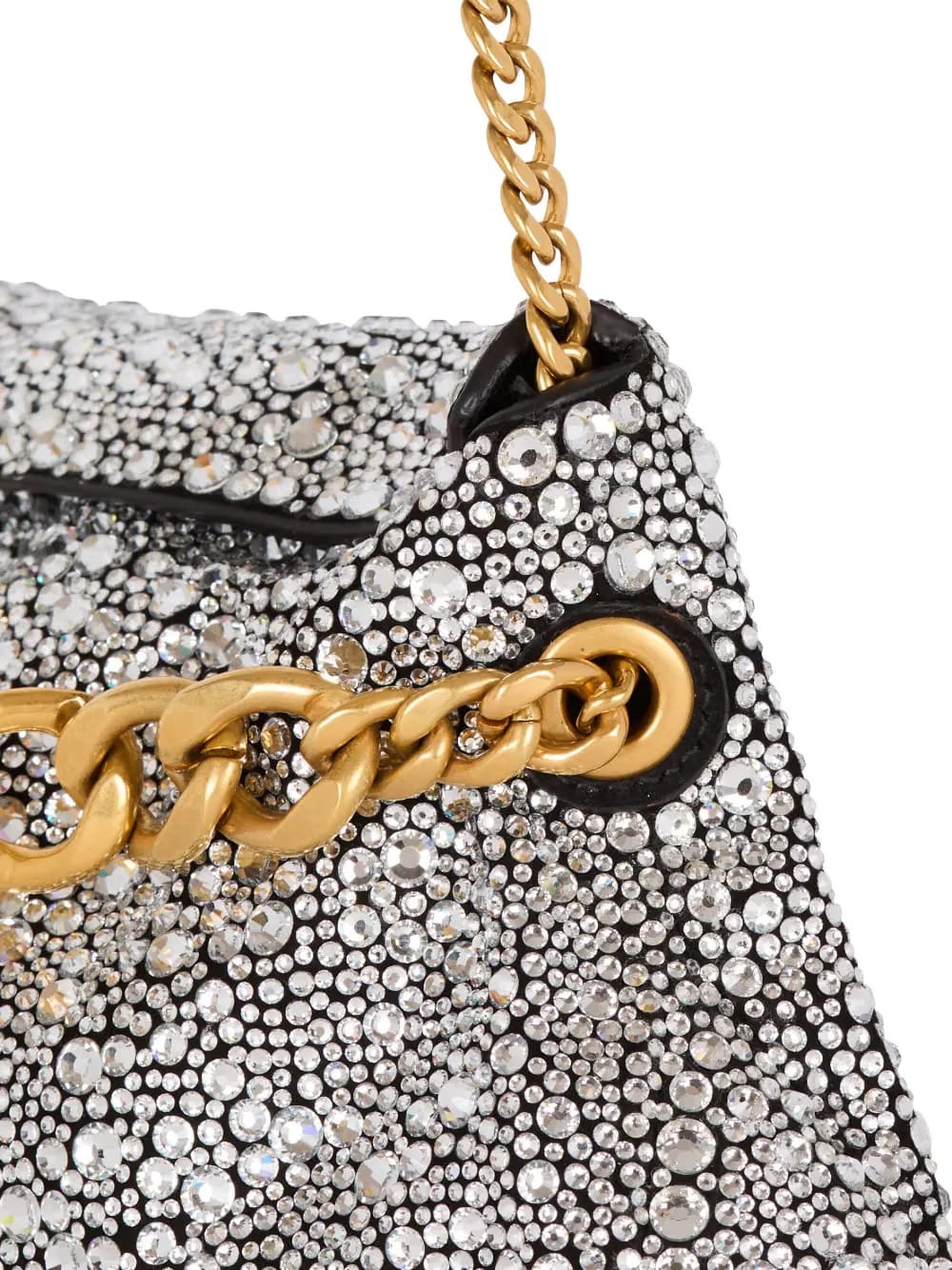 1945 rhinestone-embellished clutch bag