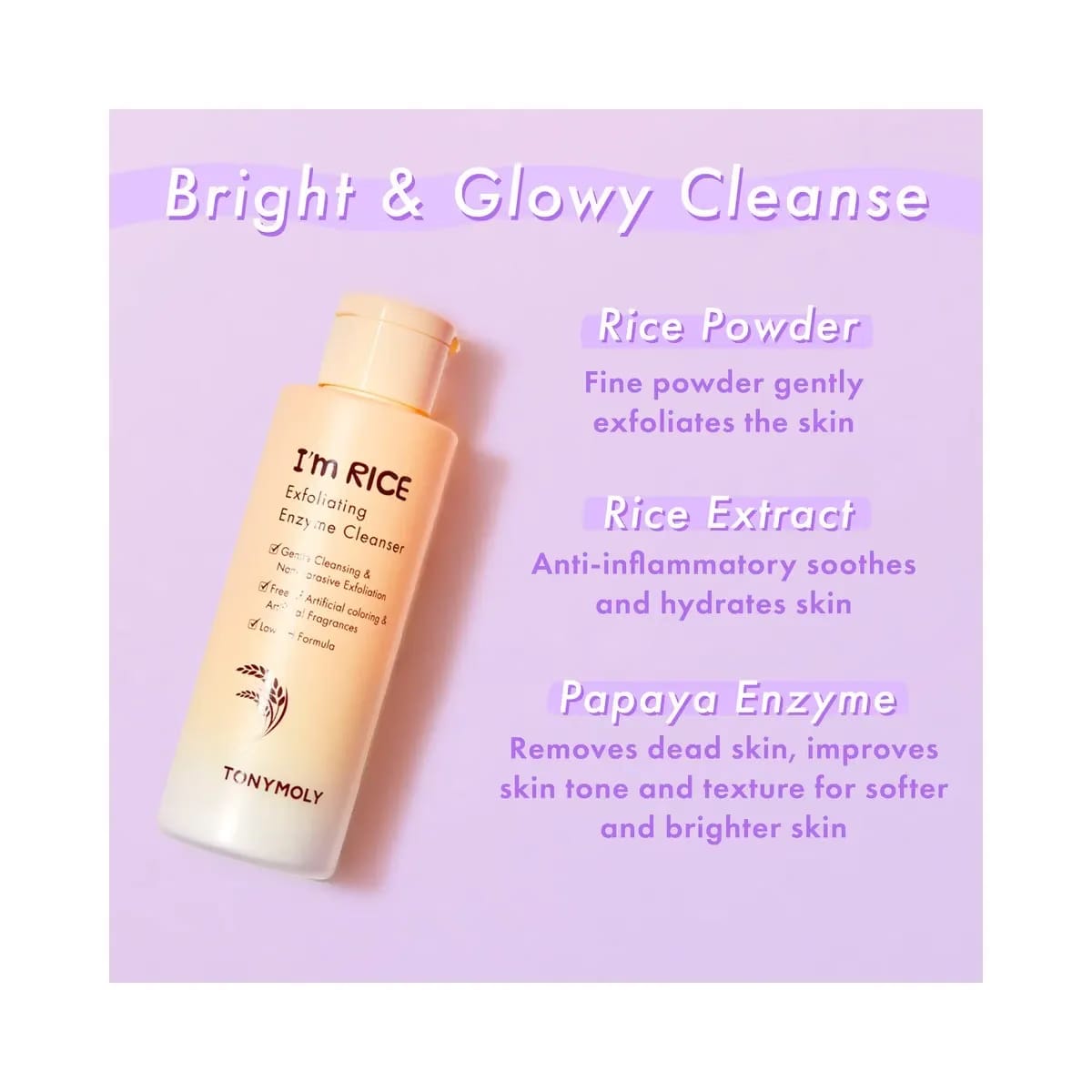 TONYMOLY I'm Rice Active Enzyme Exfoliating Cleanser