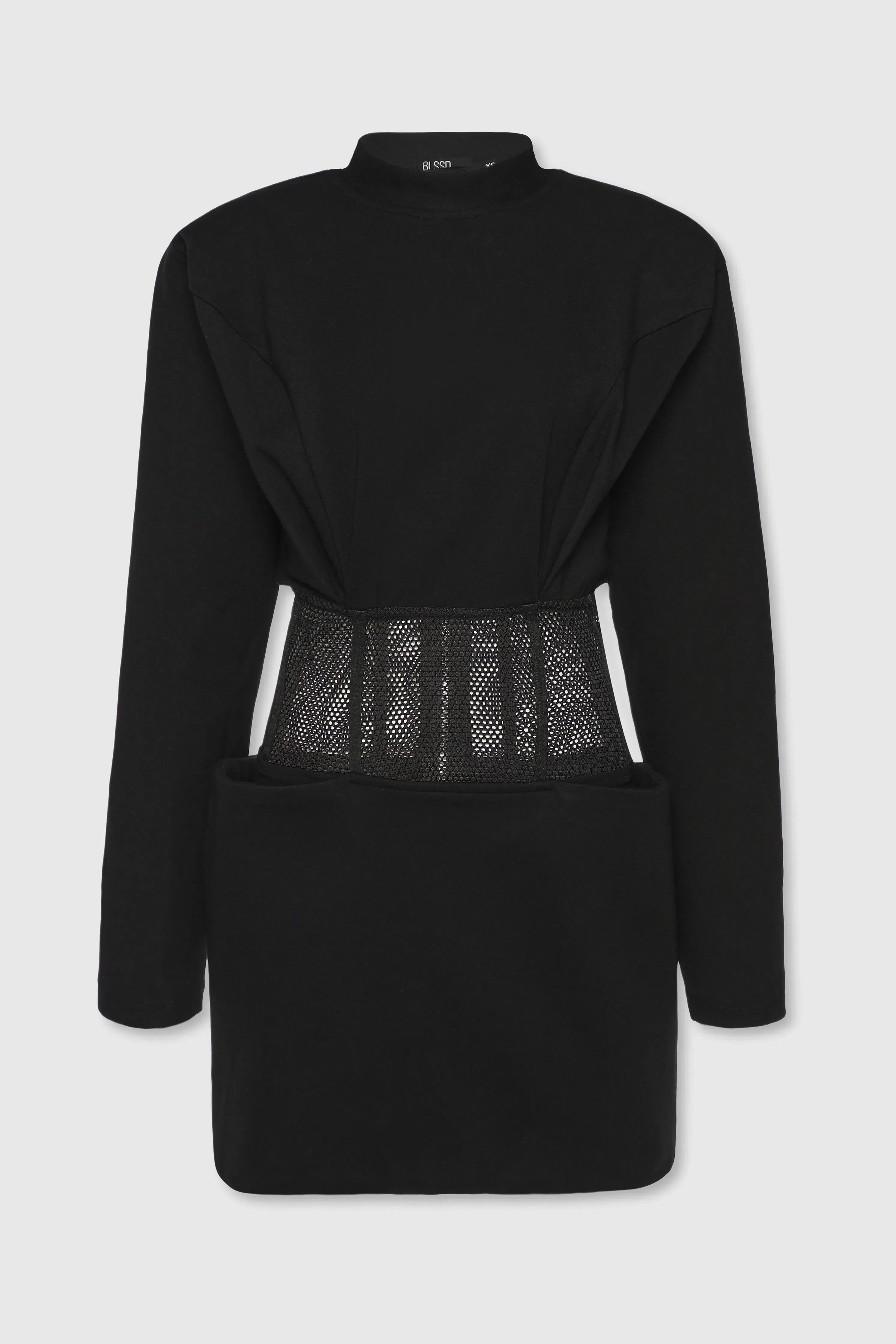 MESH CORSET MINI DRESS
