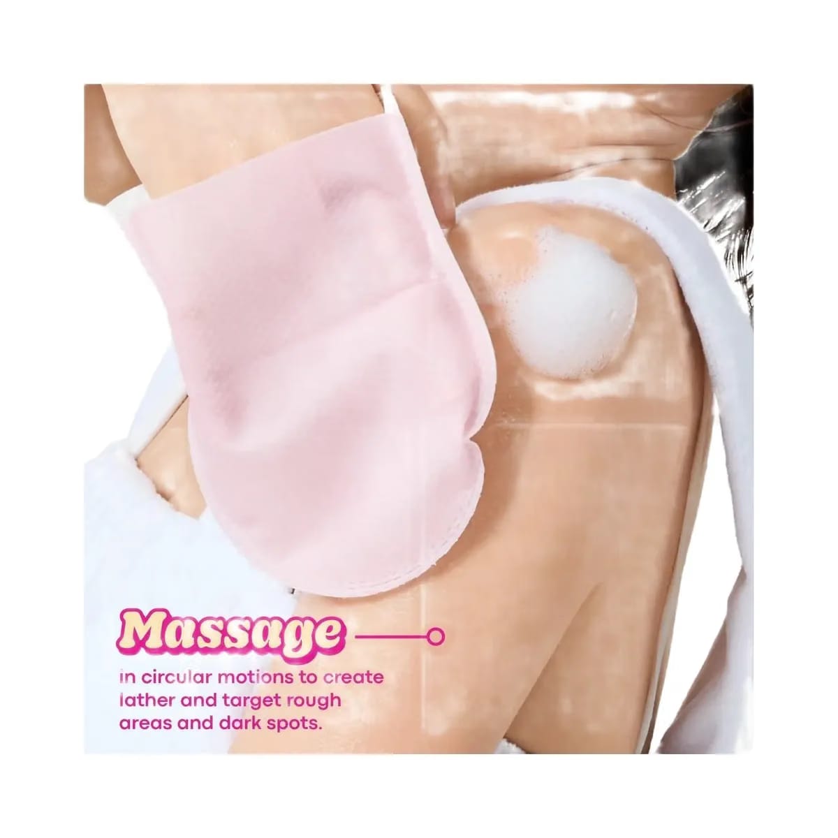 TONYMOLY Plum Bum AHA Body Exfoliating Mitt