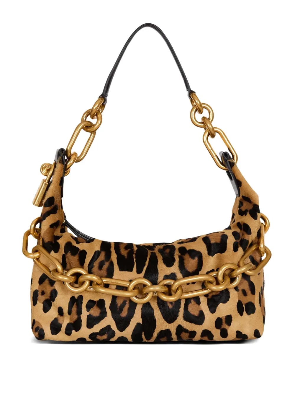 medium Sync leopard-prin shoulder bag