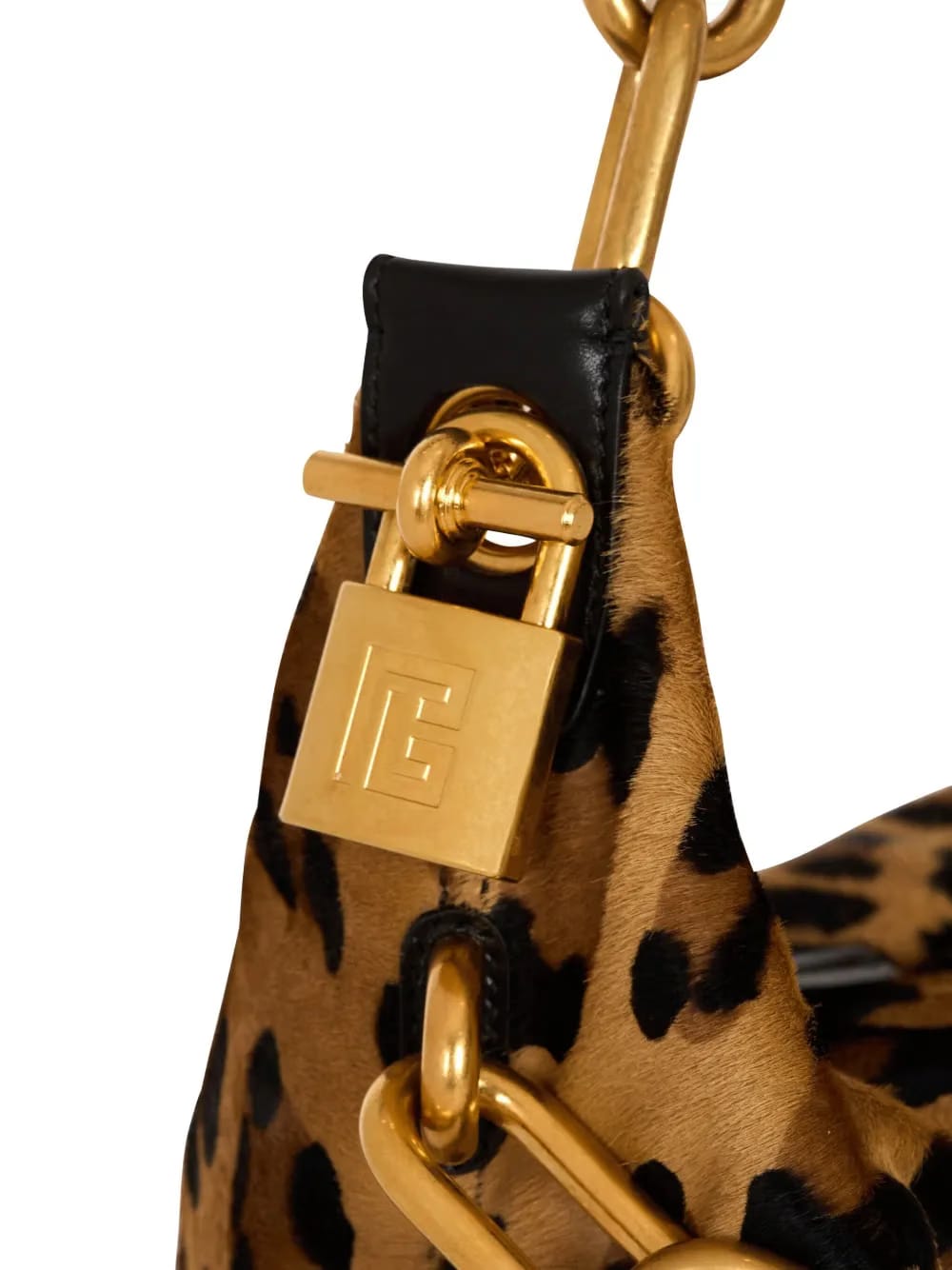 medium Sync leopard-prin shoulder bag