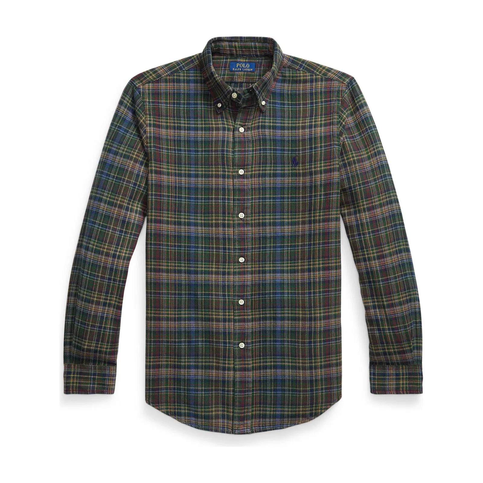 Long Sleeve Brushed Flannel Patterned Shirt