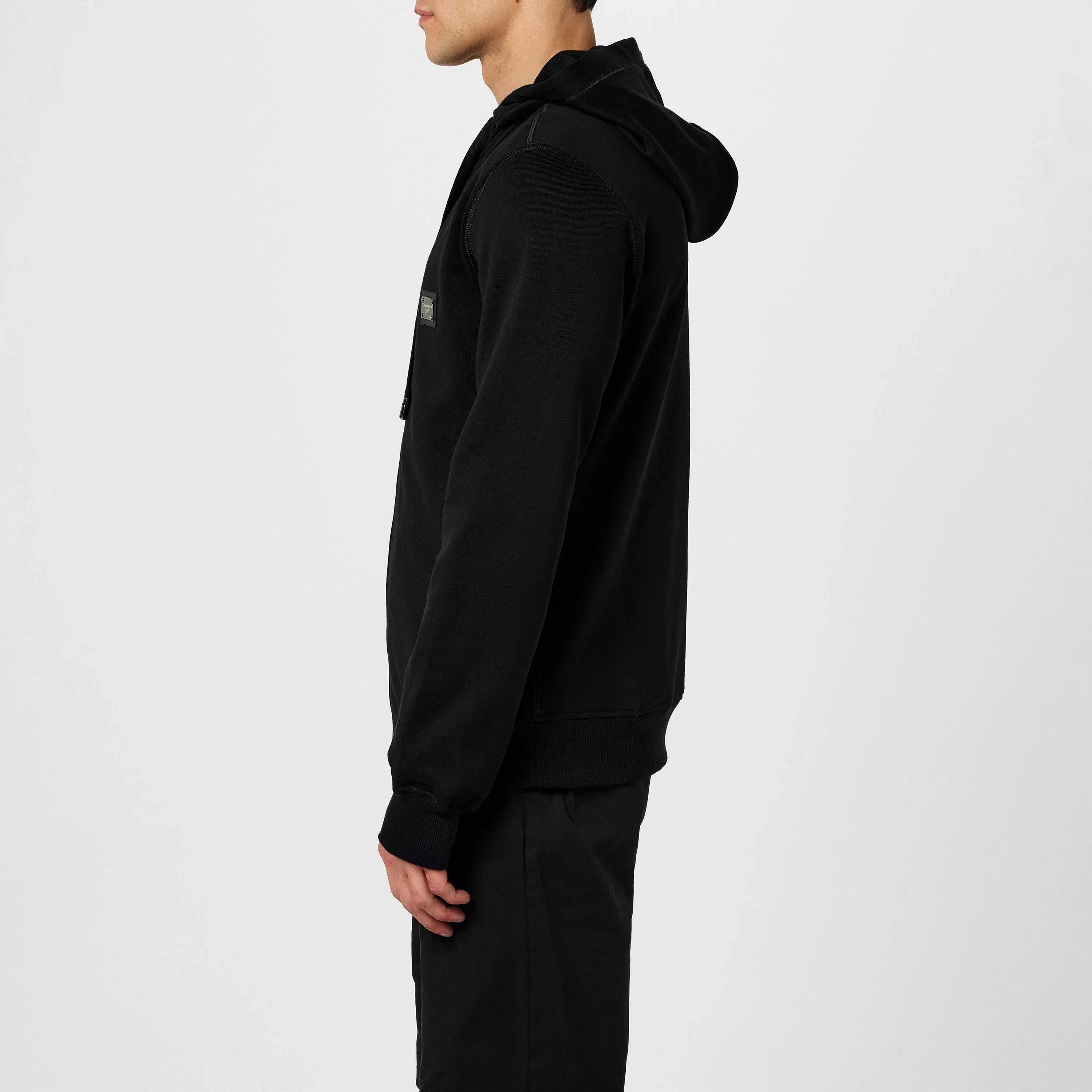 Jersey Zip-Up Hoodie