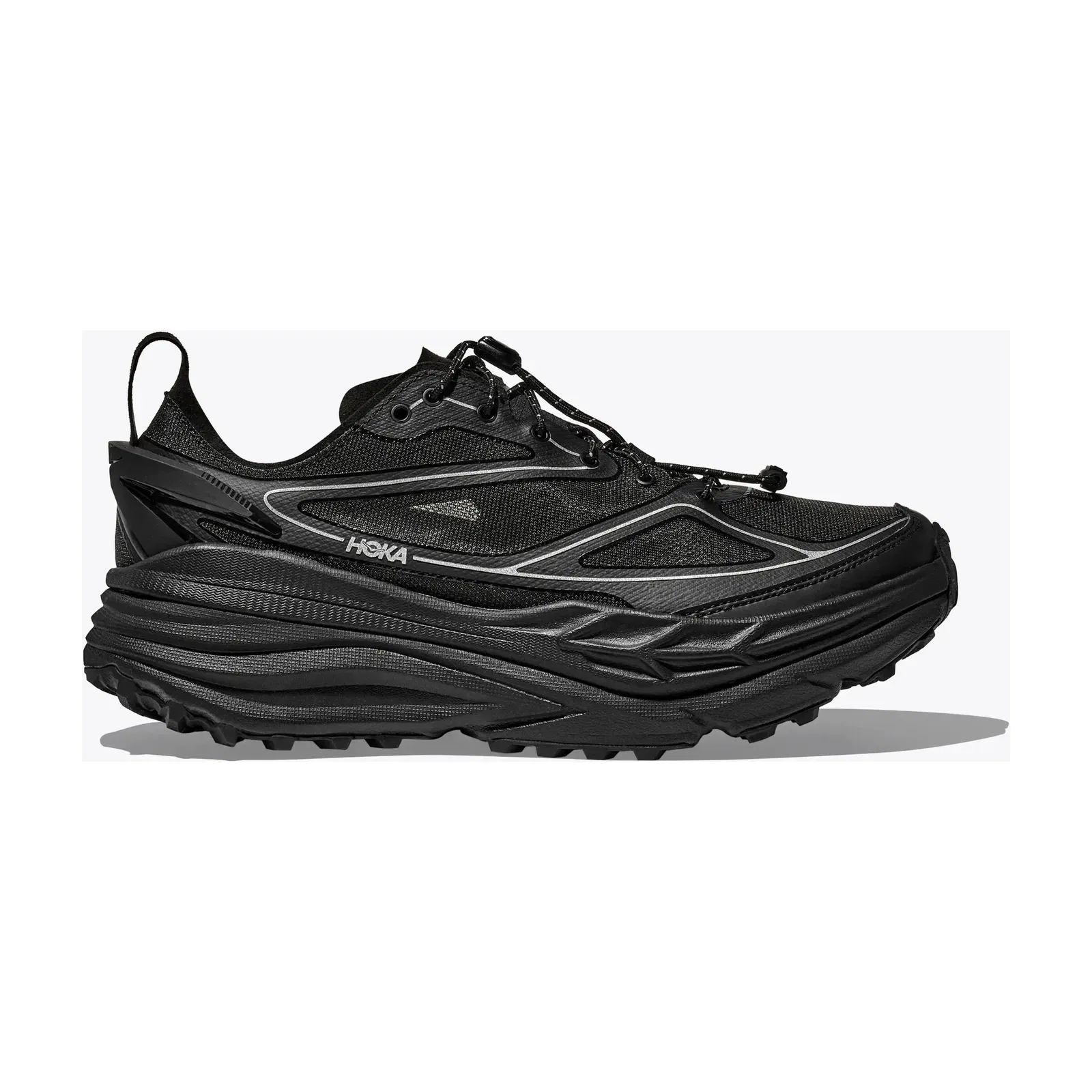 Hoka Stinson One7 Black Silver