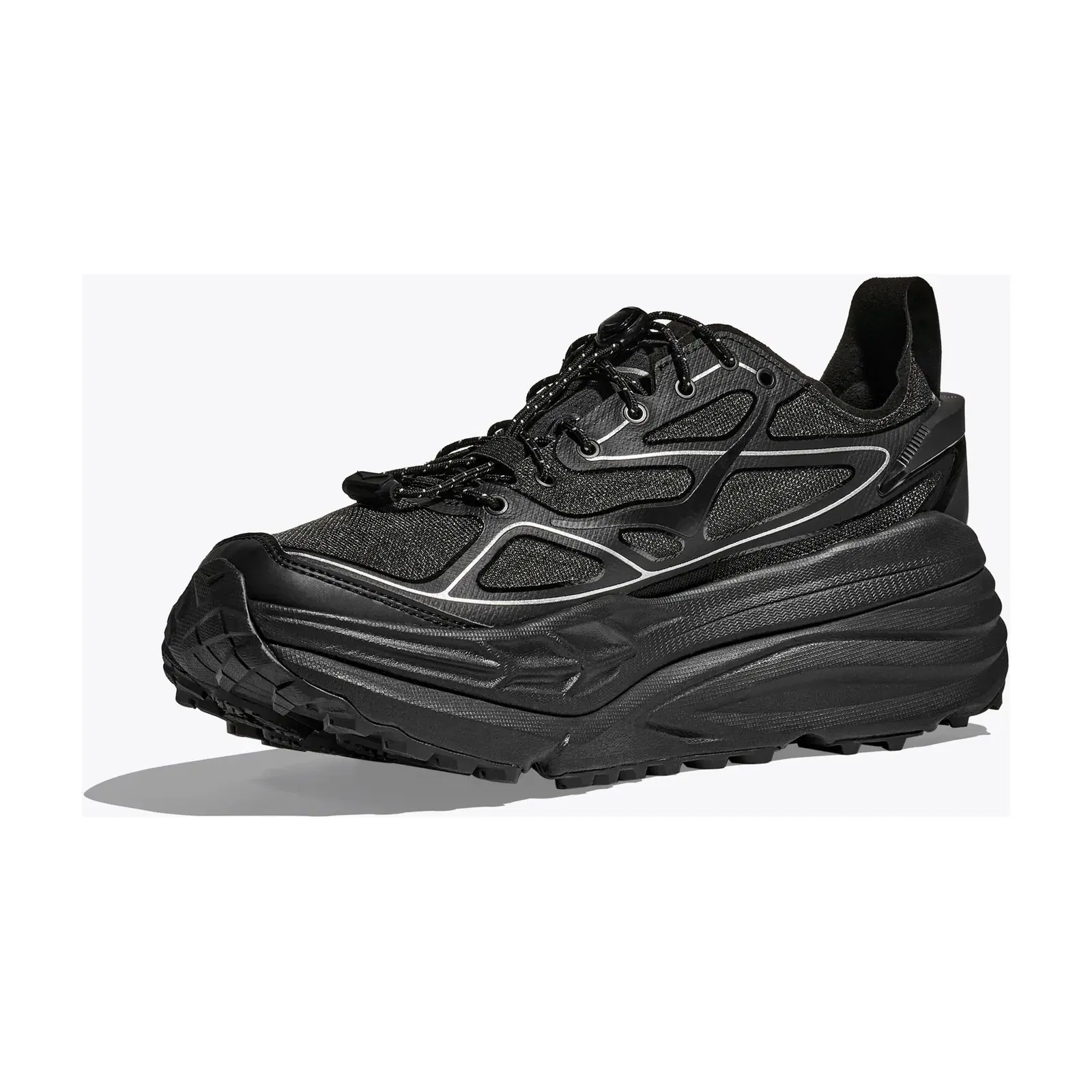 Hoka Stinson One7 Black Silver