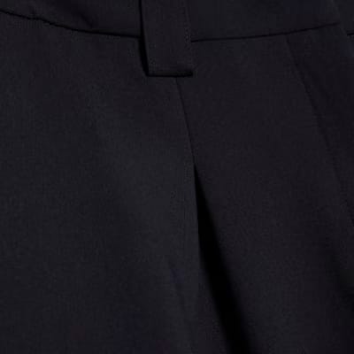 Navy Straight Leg Trousers