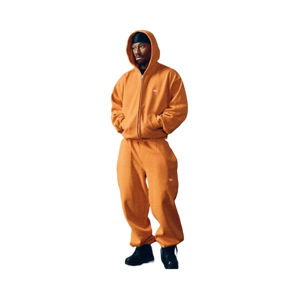 Corteiz Mini Island Zip Hoodie Orange