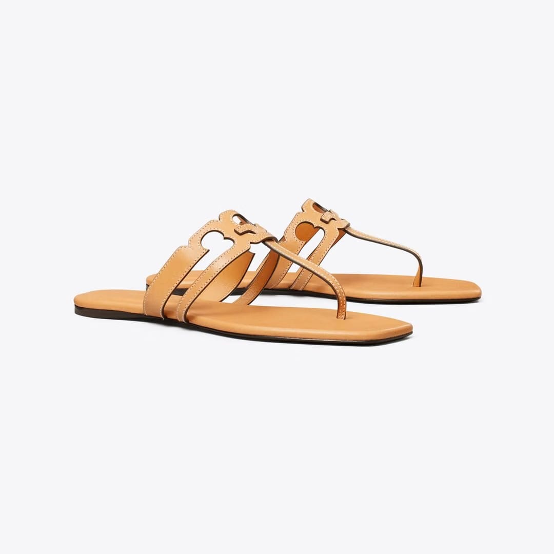 Tory Burch Ines T-Strap Sandal CAMELLO / CAMELLO