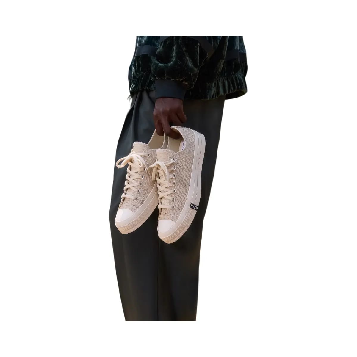 Kith x Converse Chuck Taylor All Star 1970 Ox - Egret / White / Black Wave