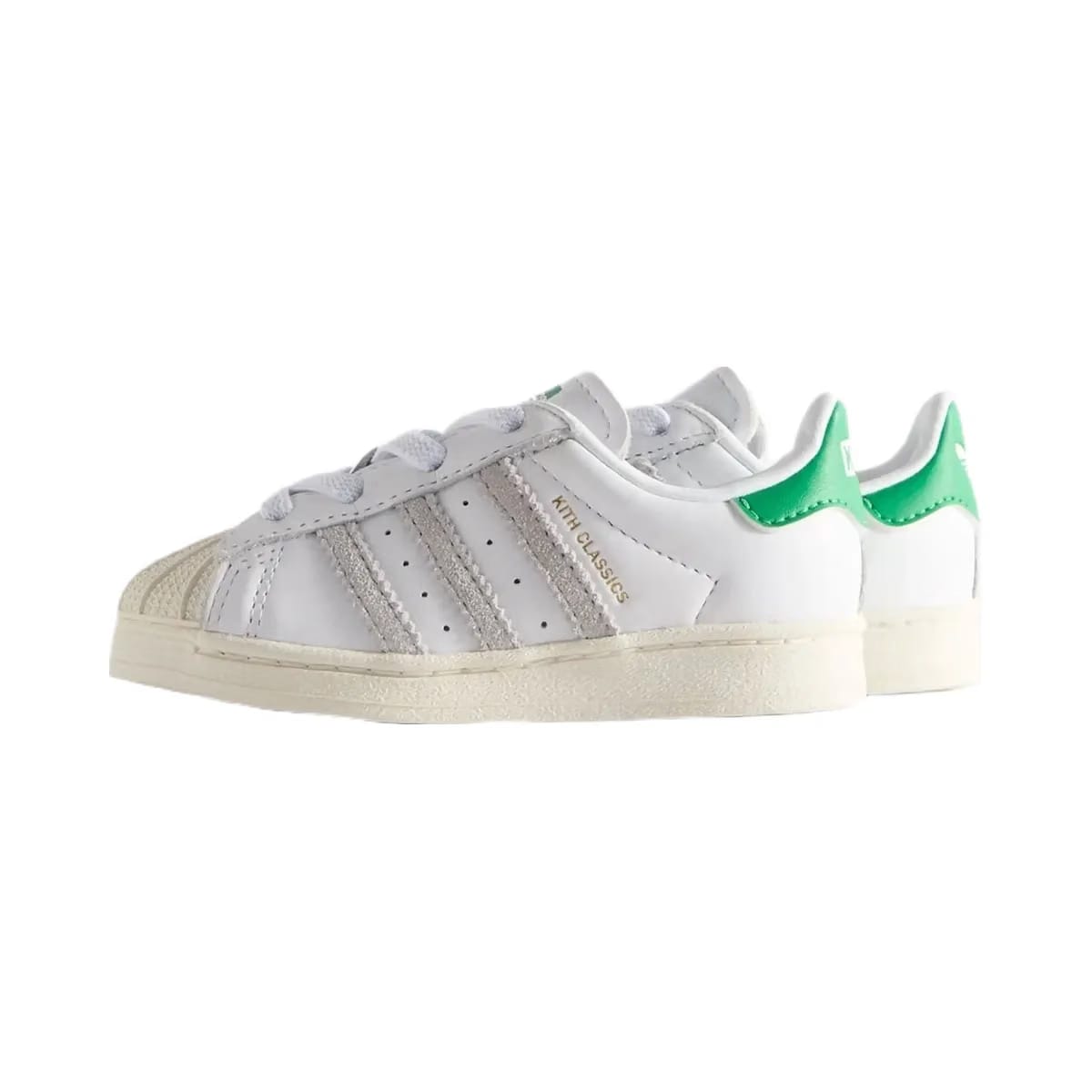 Kith Kids Classics x adidas Originals TD Superstar - White / Fairway Green