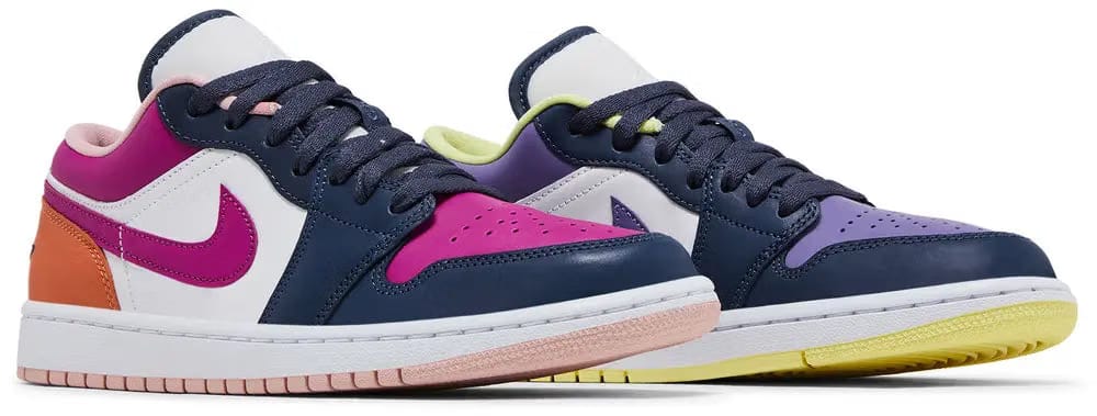Air Jordan 1 Low SE 'Mismatched - Purple Magenta' (W)