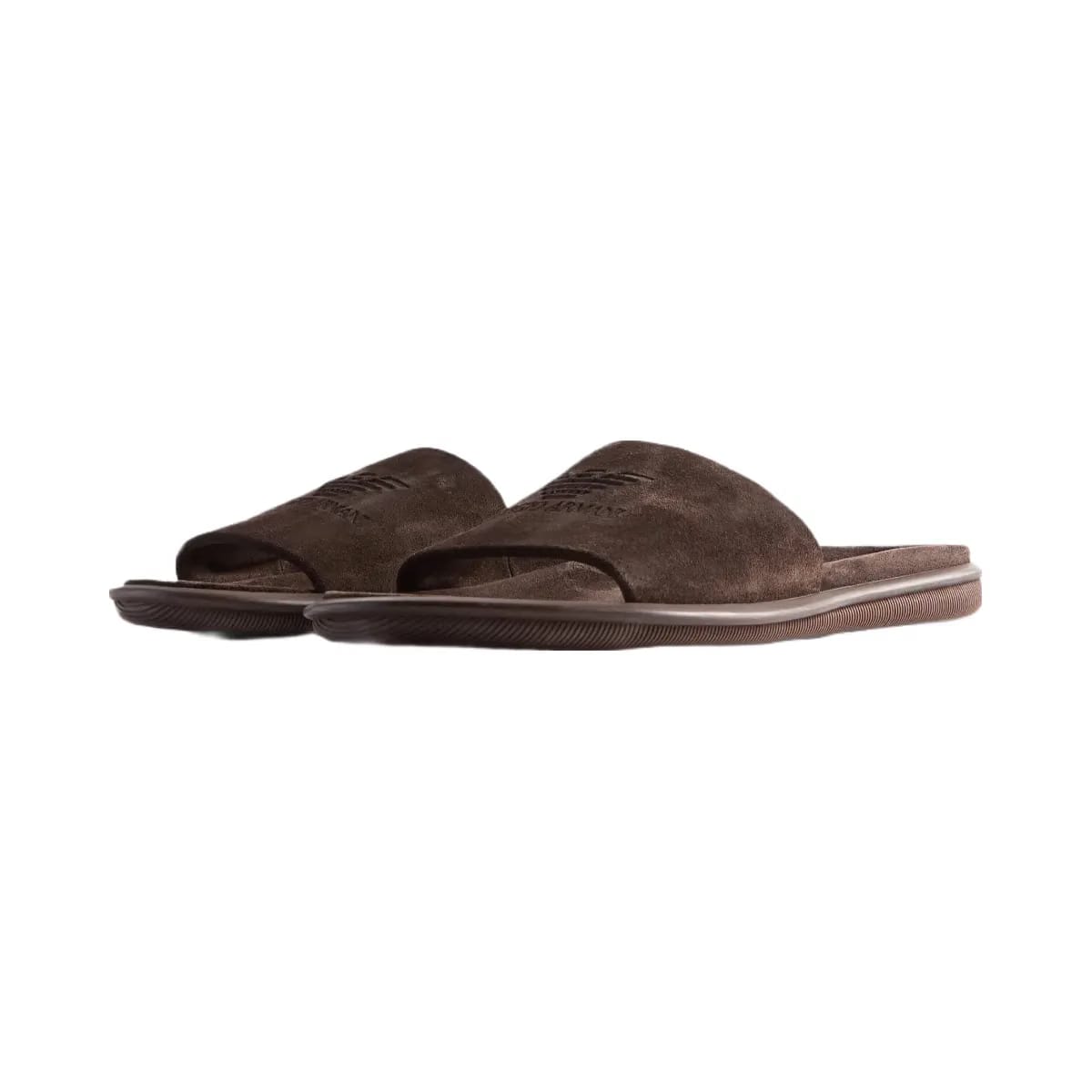Giorgio Armani x Kith Suede Slides - Pepe