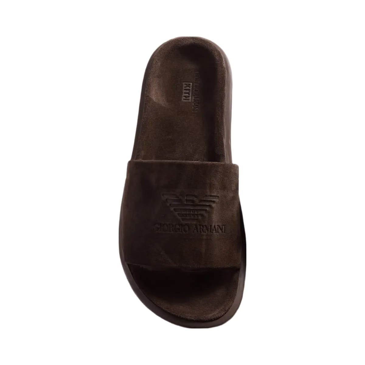 Giorgio Armani x Kith Suede Slides - Pepe