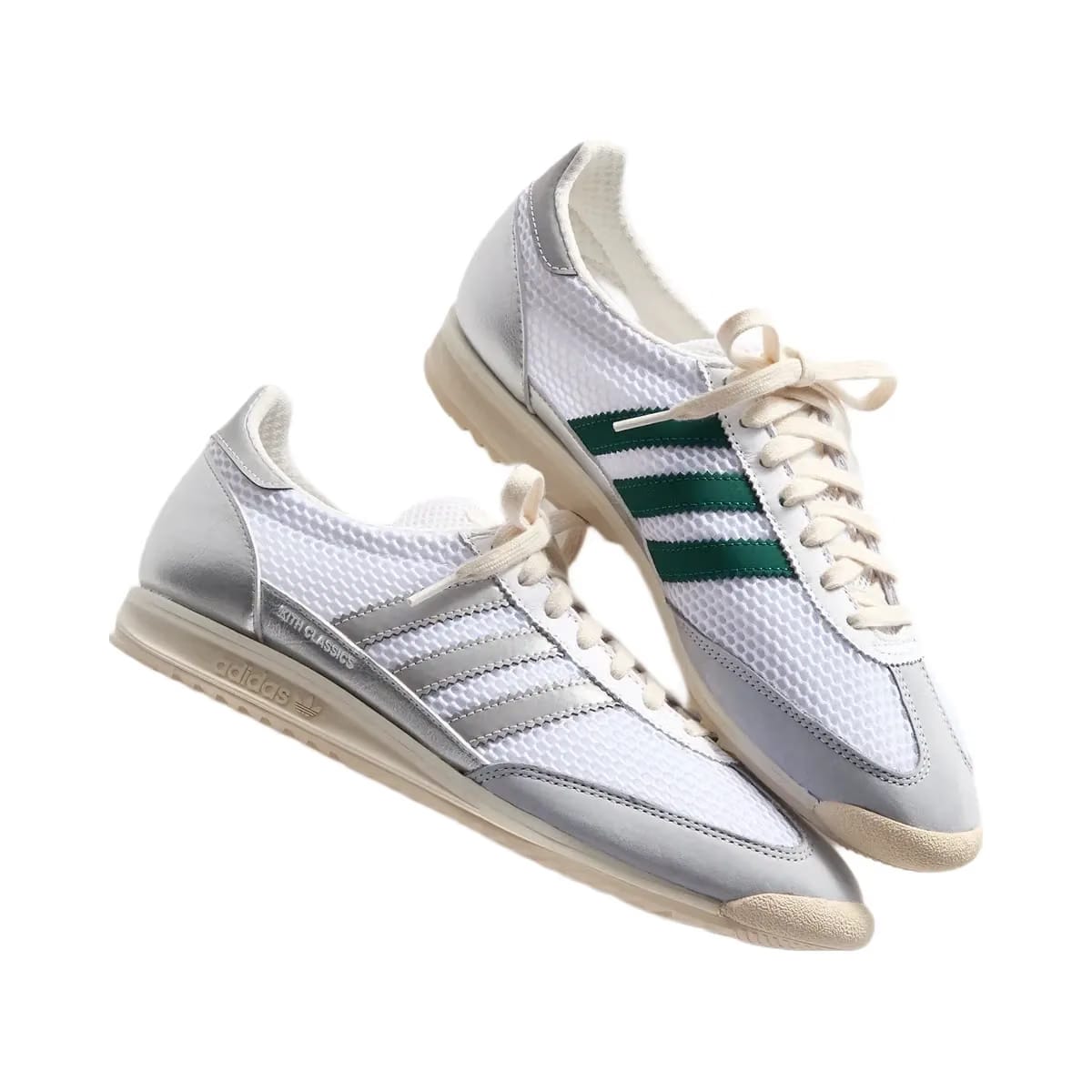 Kith x adidas SL 72 OG - Green / Metallic Silver