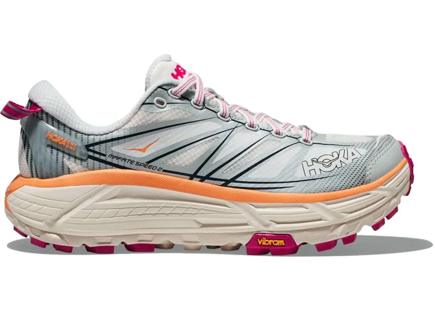 Hoka One One Mafate Speed 2 White Ice Flow