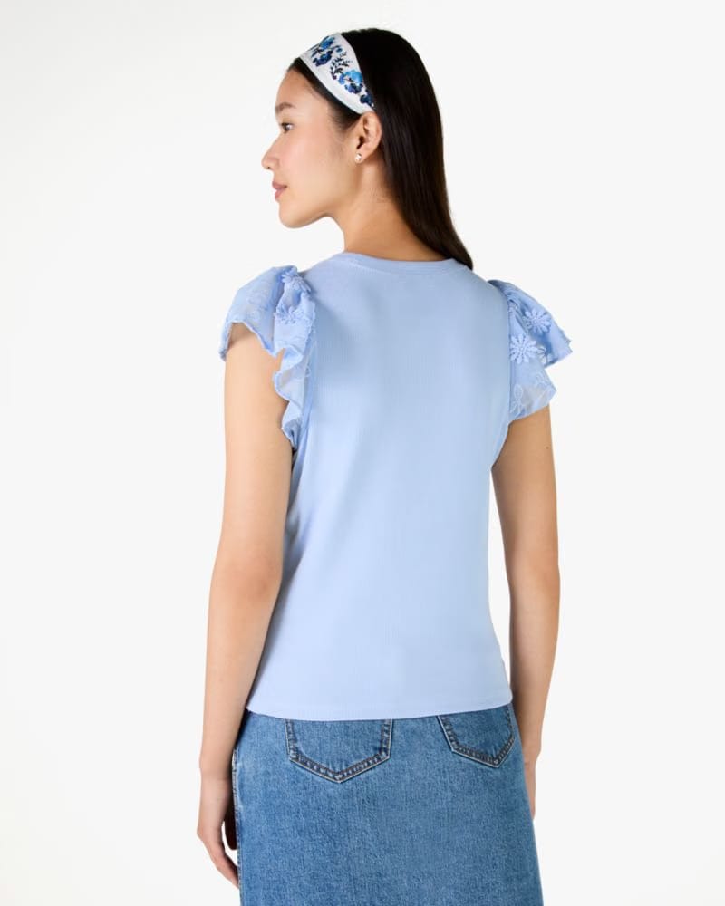 Mix Media Lace T-Shirt
