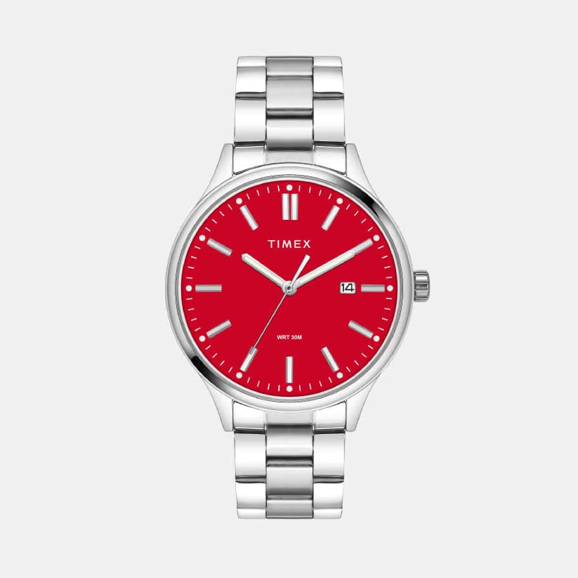 Timex Trendline Men Quartz Dial Analog Stainless Steel Watch Tweg18431