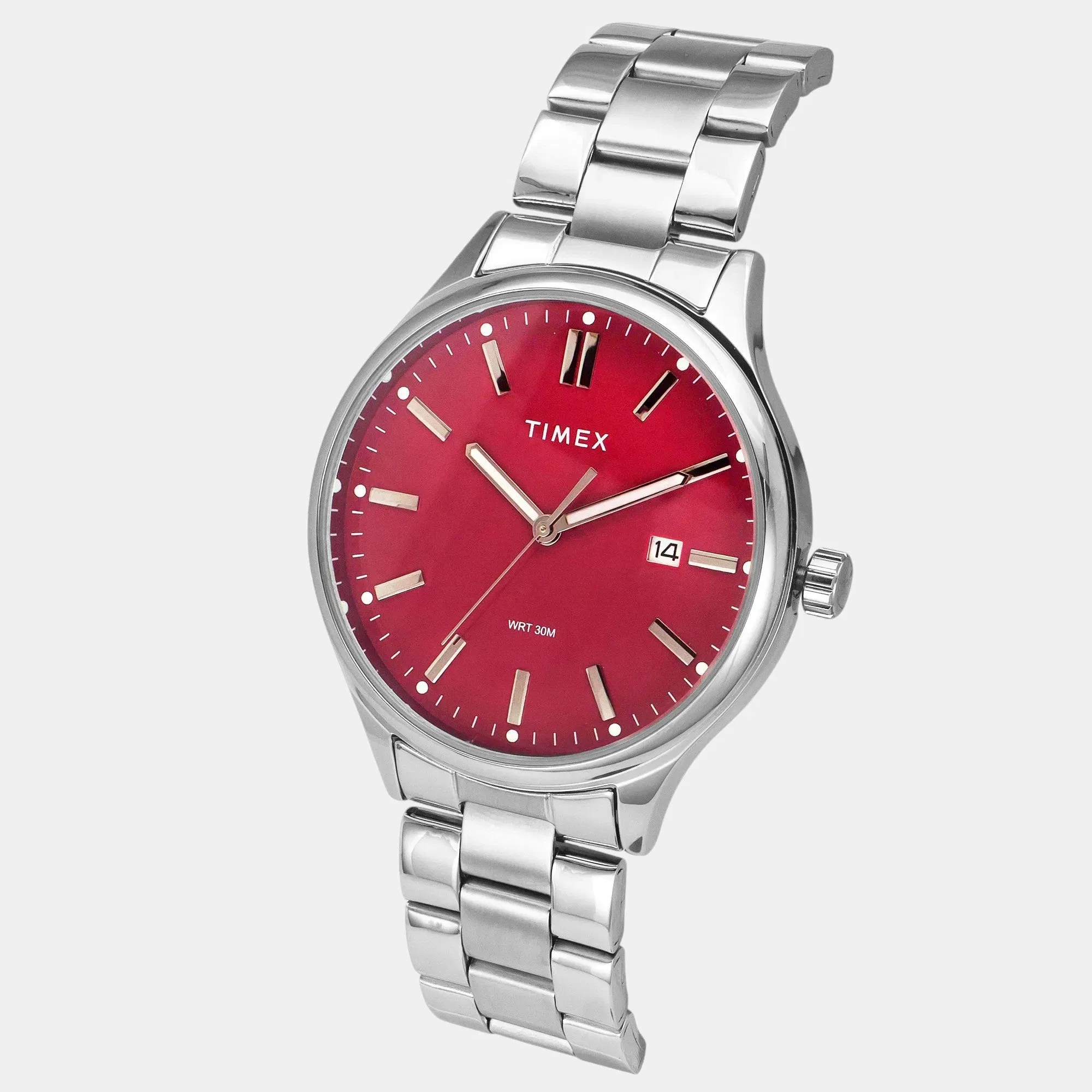 Timex Trendline Men Quartz Dial Analog Stainless Steel Watch Tweg18431
