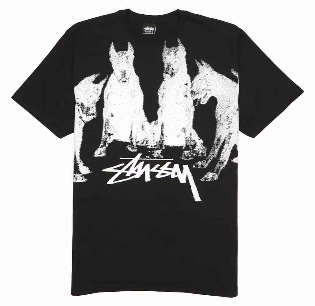 Stussy Doberman T-Shirt Black
