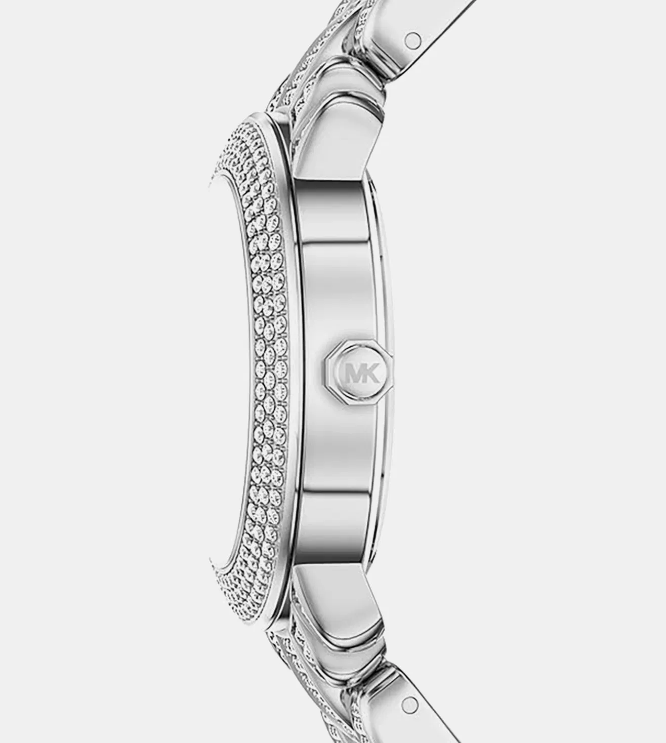 Michael Kors Phoebe Women Quartz Silver Dial Digital Stainless Steel Watch Mk7566