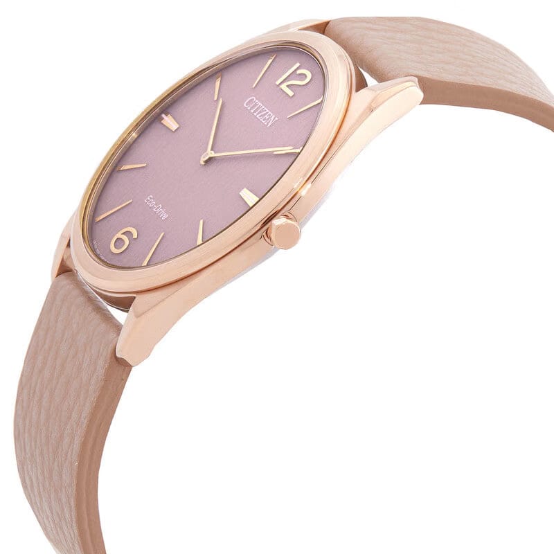Citizen Suratto Eco-Drive Pink Dial Unisex Watch