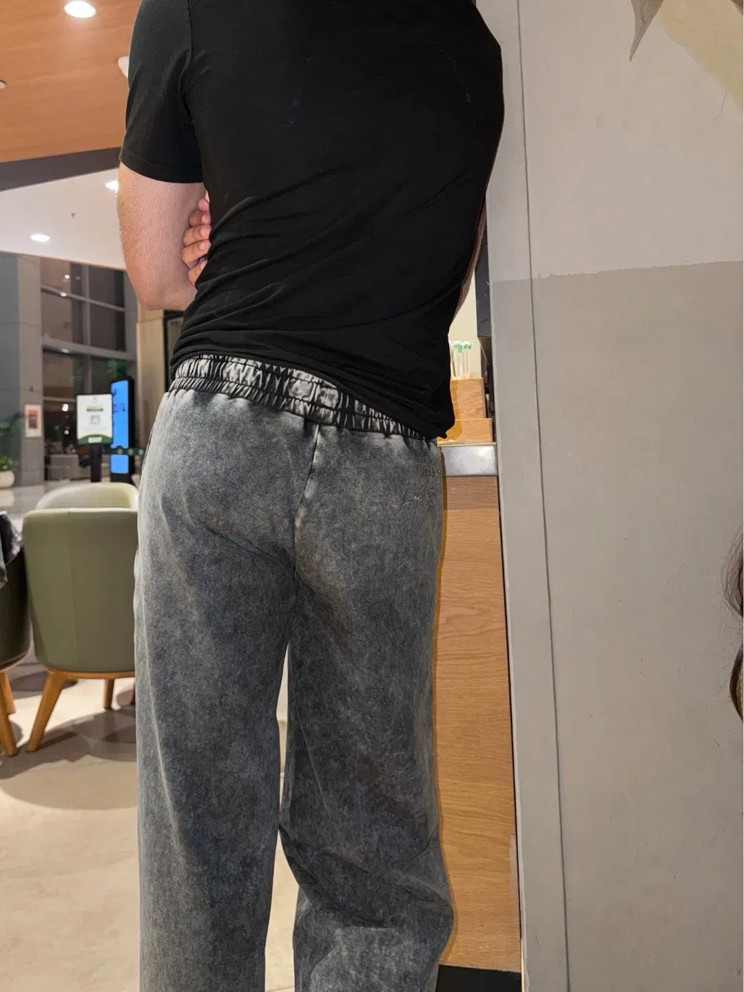 WASHED CHARCOAL JOGGERS