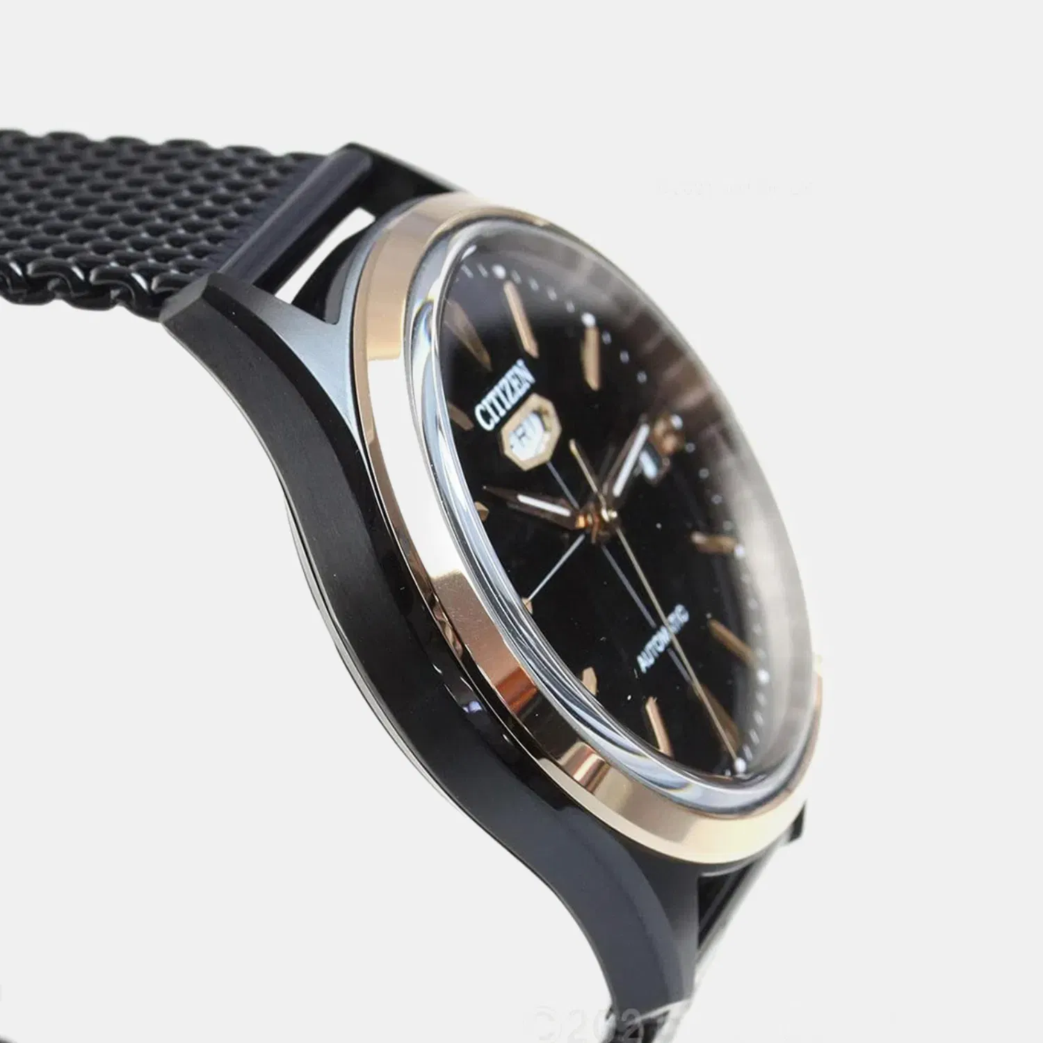 Citizen Men Automatic Black Dial Analog Stainless Steel Watch Nh8396-82E