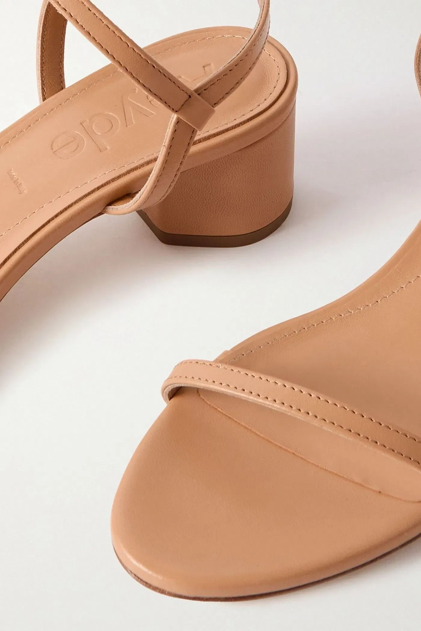 Aeyde Immi Leather Sandals Sand Women's