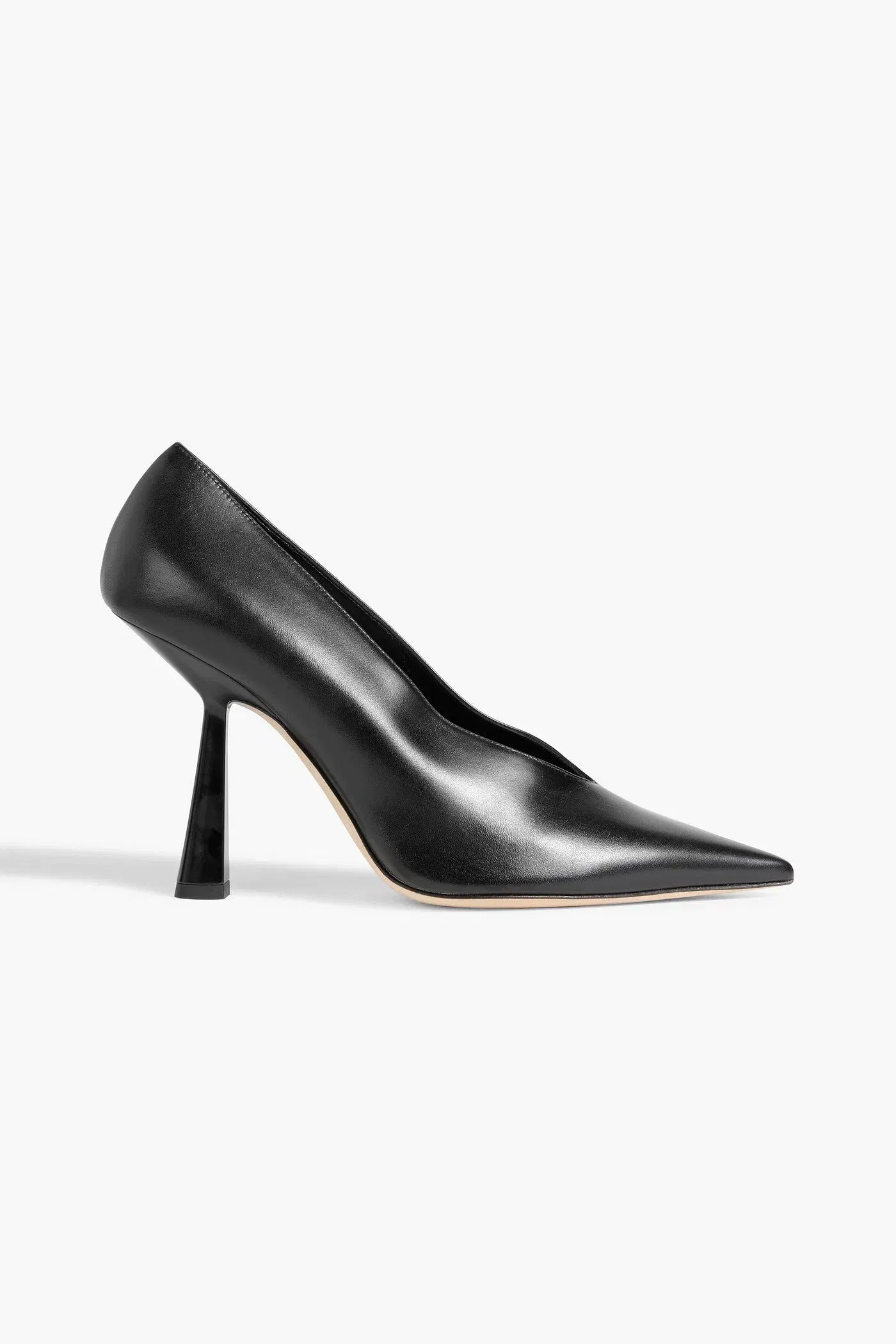 Jimmy Choo Maryanne 100 Leather Pumps Black Women's