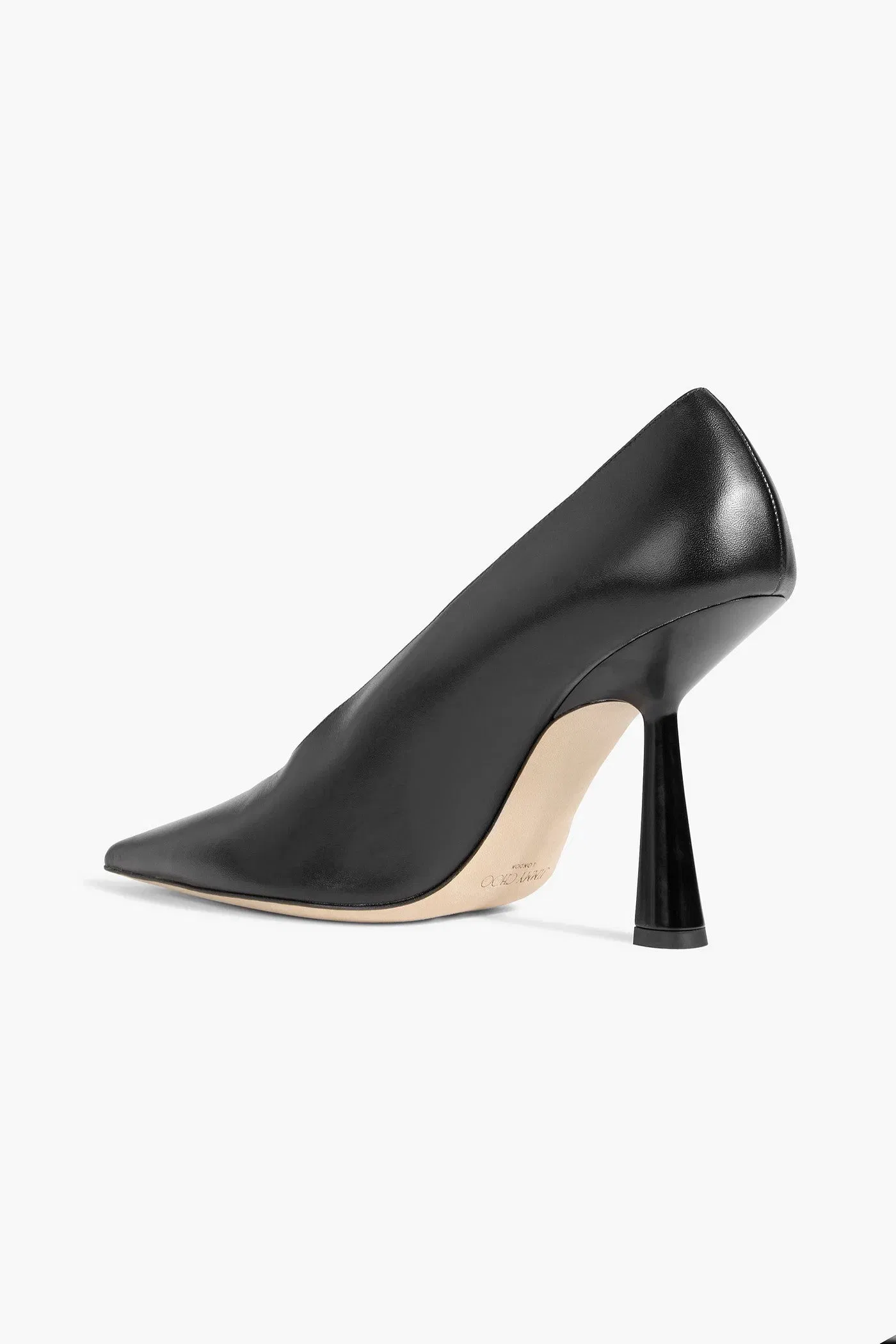 Jimmy Choo Maryanne 100 Leather Pumps Black Women's