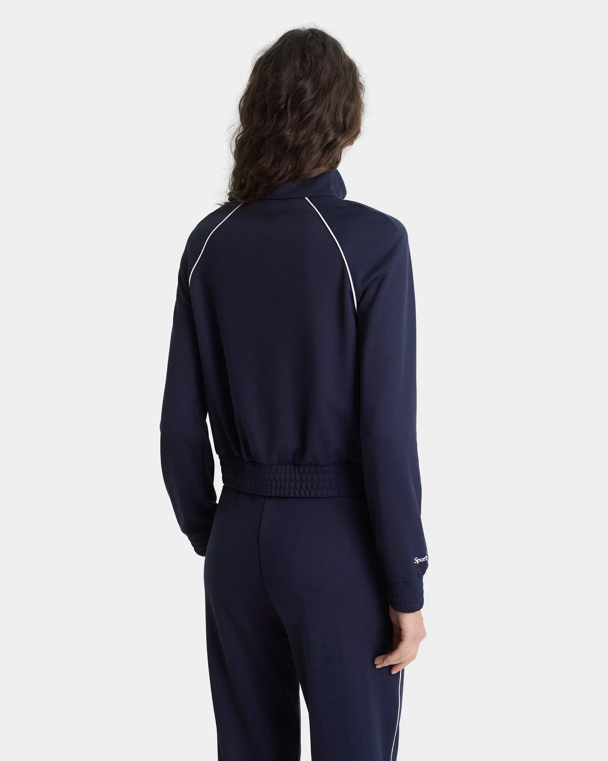 Heritage Yankees Serif Retro Track Jacket - Navy/White